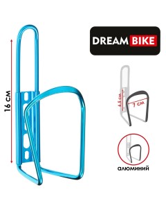 Флягодержатель алюминий цвет синий без крепежных болтов Dream bike