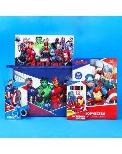 Подарочный набор для мальчика 5 предметов мстители Marvel