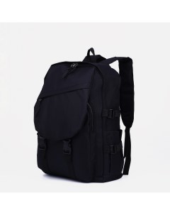 Рюкзак на молнии наружный карман цвет чёрный Nobrand