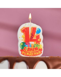 Свеча для торта цифра Страна карнавалия