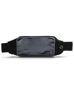 Сумка спортивная на пояс для телефона 23 см цвет черный Onlytop