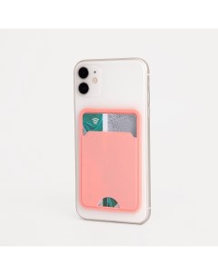 Картхолдер на телефон цвет розовый Nobrand