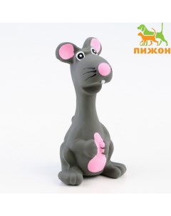 Игрушка пищащая для собак из латекса Пижон