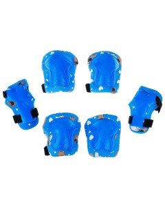 Защита роликовая детская наколенники налокотники защита запястья р m цвет голубой Nobrand