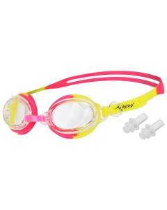 Очки для плавания детские беруши цвет красный желтый Onlytop