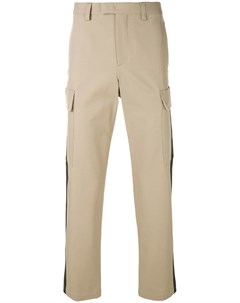 Msgm брюки с боковыми полосками нейтральные цвета Msgm