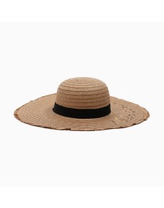Шляпа женская цвет коричневый р р 56 58 Minaku