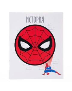 Тетрадь предметная 48 листов клетка Marvel