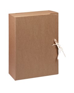 Короб архивный с завязками 100 мм переплетный картон разборный без покрытия клапан мгк до 900 листов Calligrata