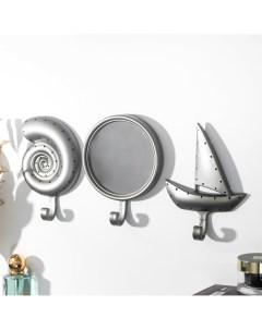 Крючки декоративные с зеркалом Nobrand