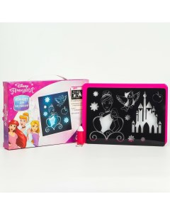 Набор для рисования в темноте планшет а5 принцессы ариель золушка рапунцель Disney