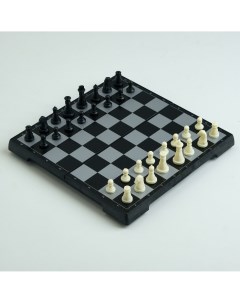Шахматы магнитные 19 5 х 19 5 см черно белые Nobrand