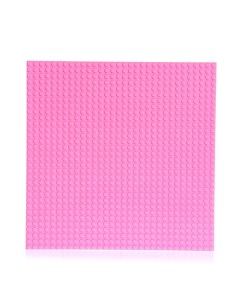 Пластина основание для конструктора 25 5 25 5 см цвет розовый Nobrand