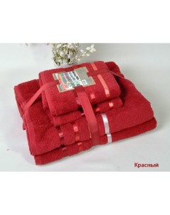 Комплект махровых полотенец 4 штуки Karna
