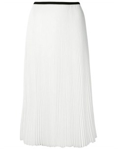 Blanca плиссированная юбка прямого кроя 44 белый Blanca