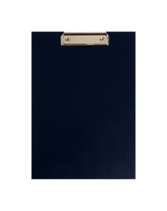 Планшет с зажимом а4 2 мм прочный картон бумвинил синий клипборд Calligrata