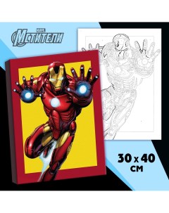 Картина по номерам в пленке Marvel