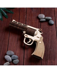 Сувенир деревянный пистолет Дарим красиво