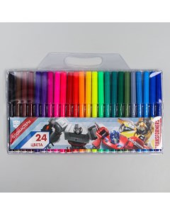 Фломастеры 24 цвета transformers Hasbro
