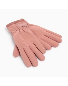 Перчатки женские двухслойные водонепроницаемые размер 6 5 цвет розовый Minaku