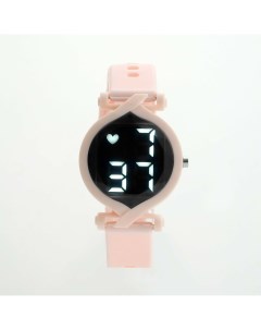 Часы наручные электронные детские розовые Nobrand