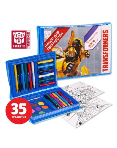 Набор для творчества transformers 35 предметов Hasbro