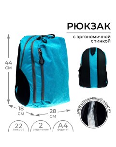 Рюкзак молодежный 44 х 28 х 18 см эргономичная спинка Calligrata