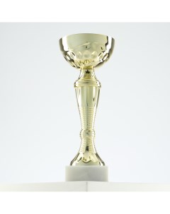 Кубок 150с наградная фигура золото подставка камень 17 3 х 7 х 5 см Командор