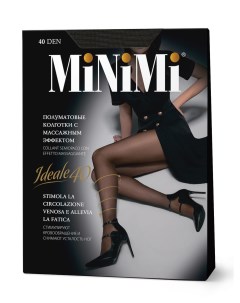 Колготки mini ideale 40 утяжка по ноге fumo Minimi