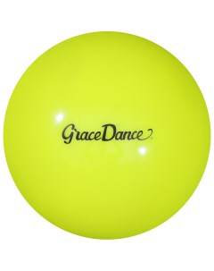 Мяч для художественной гимнастики d 16 5 см 280 г цвет салатовый Grace dance