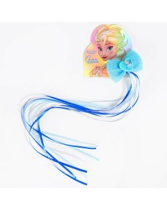 Заколка для волос бант голубой 40 см Disney