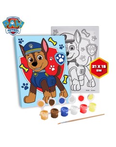 Картина по номерам 21х15 Paw patrol