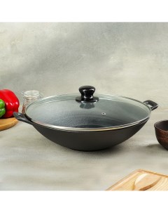 Сковорода wok чугунная Доляна