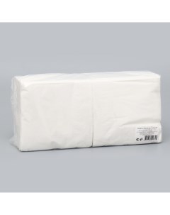 Салфетка белая 33х33 200 листов с тиснением Nobrand