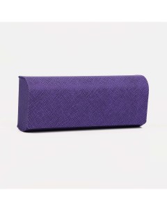 Футляр для очков на магните 15 5 см х 3 см х 6 см салфетка цвет фиолетовый Nobrand