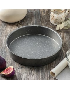 Форма для выпечки gourmet range 24 8 24 8 5 см толщина 0 6 мм антипригарное покрытие цвет серый Magistro