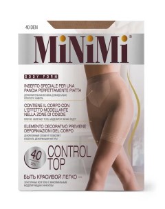 Колготки mini control top 40 140 утяжка шорты caramello Minimi