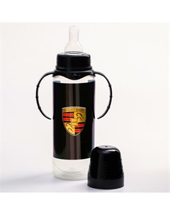 Бутылочка для кормления sport car классическое горло от 0 мес 250 мл цилиндр с ручками Mum&baby