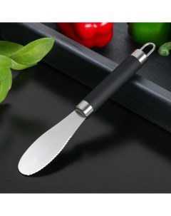 Нож для масла venus нержавеющая сталь 25 см цвет черный Доляна