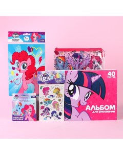 Подарочный набор для творчества 5 предметов my little pony Hasbro