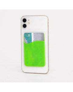 Картхолдер на телефон цвет зеленый Nobrand
