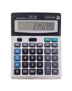 Калькулятор настольный 16 разрядный sdc 1216 Nobrand