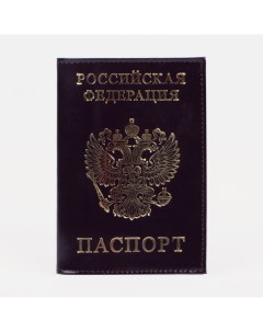 Обложка для паспорта цвет темно фиолетовый Nobrand