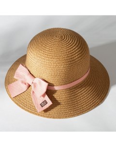 Шляпа для девочки цв коричневый р р 54 Minaku