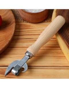 Нож консервный с деревянной ручкой Nobrand