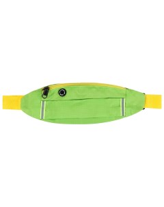 Сумка спортивная на пояс 29 10 см цвет зеленый Onlytop