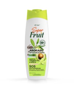 Шампунь для волос авокадо фруктовый микс гладкость и блеск 500мл Витэкс