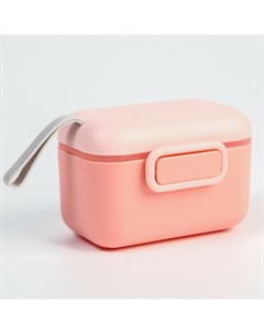 Контейнер для хранения детского питания 400 мл 12х8 5х7см цвет розовый Mum&baby