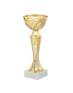 Кубок 162 наградная фигура золото подставка камень 18 2 х 7 х 5 см Командор