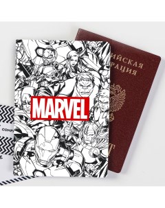 Обложка для паспорта Marvel